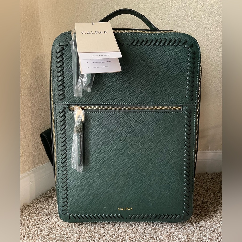 NWT Emerald CALPAK Kaya Laptop Backpack 15-inch